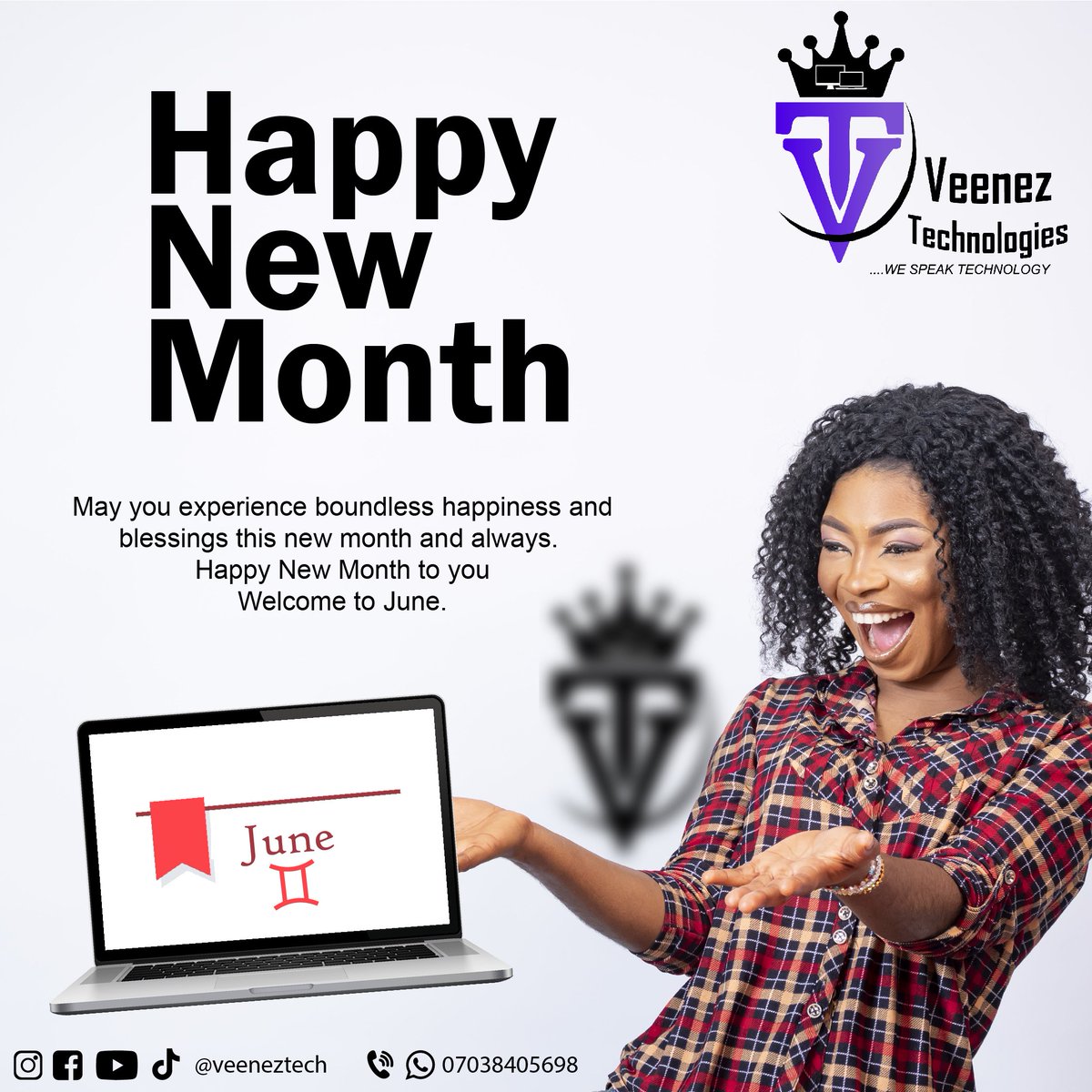 VeenezTech's tweet photo. Happy new month 
#newmonth https://t.co/s3gkmd44B7