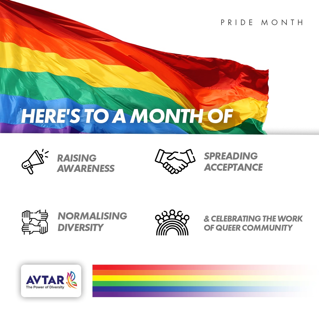 avtarcc's tweet photo. June is Pride Month- the time when societies come together to raise awareness around the rights of the LGBTQ+ community, and extend support to accelerate inclusivity. (1/3) https://t.co/JhBcPqRJh3