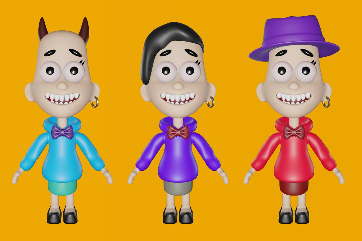 sallychamara's tweet photo. I will create 3d nft art character
#NFTProject #nftart #opensea #3DNFT 
https://t.co/GhxyzPol7a https://t.co/LNHi09kOAQ