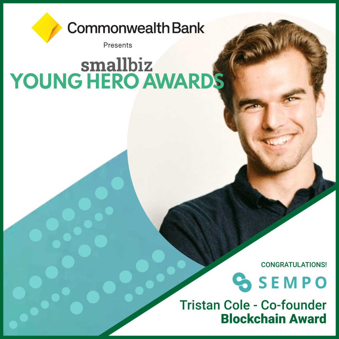 Congratulations to another Winner from our <a href="/commbank/">CommBank</a> Young Hero Awards! Tristan Cole is the Co-founder of <a href="/teamsempo/">Sempo</a>. Sempo enables people to donate directly to individuals affected by disasters. It’s systematic, efficient and transparent #blockchain