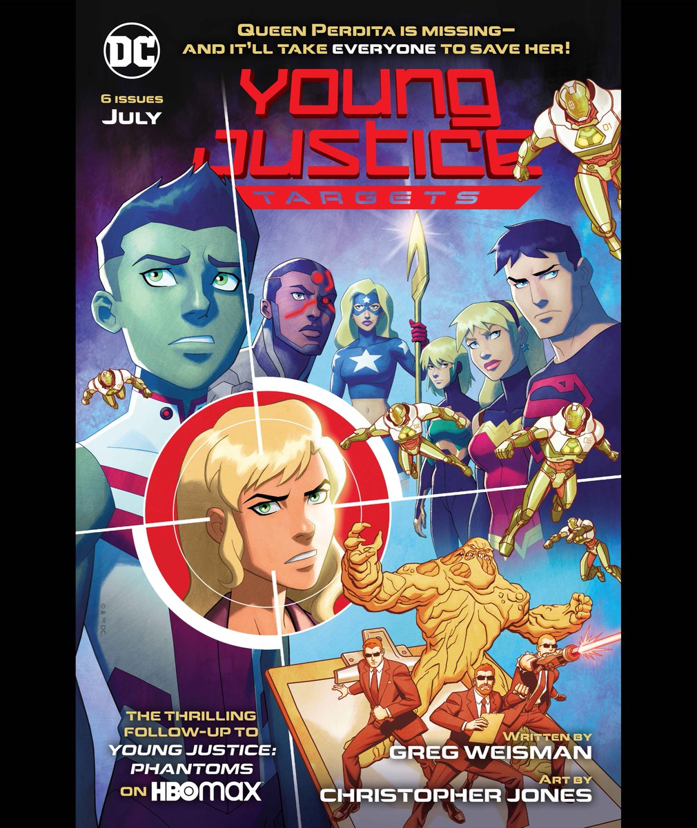 Greg_Weisman's tweet photo. Thrilled to remind you all that #YoungJusticeTargets from @DCComics picks up where @hbomax's #YoungJusticePhantoms leaves off! Help us #SaveEarth16 by voting with your wallet!  Don't miss it! https://t.co/TXZXLjfGKP