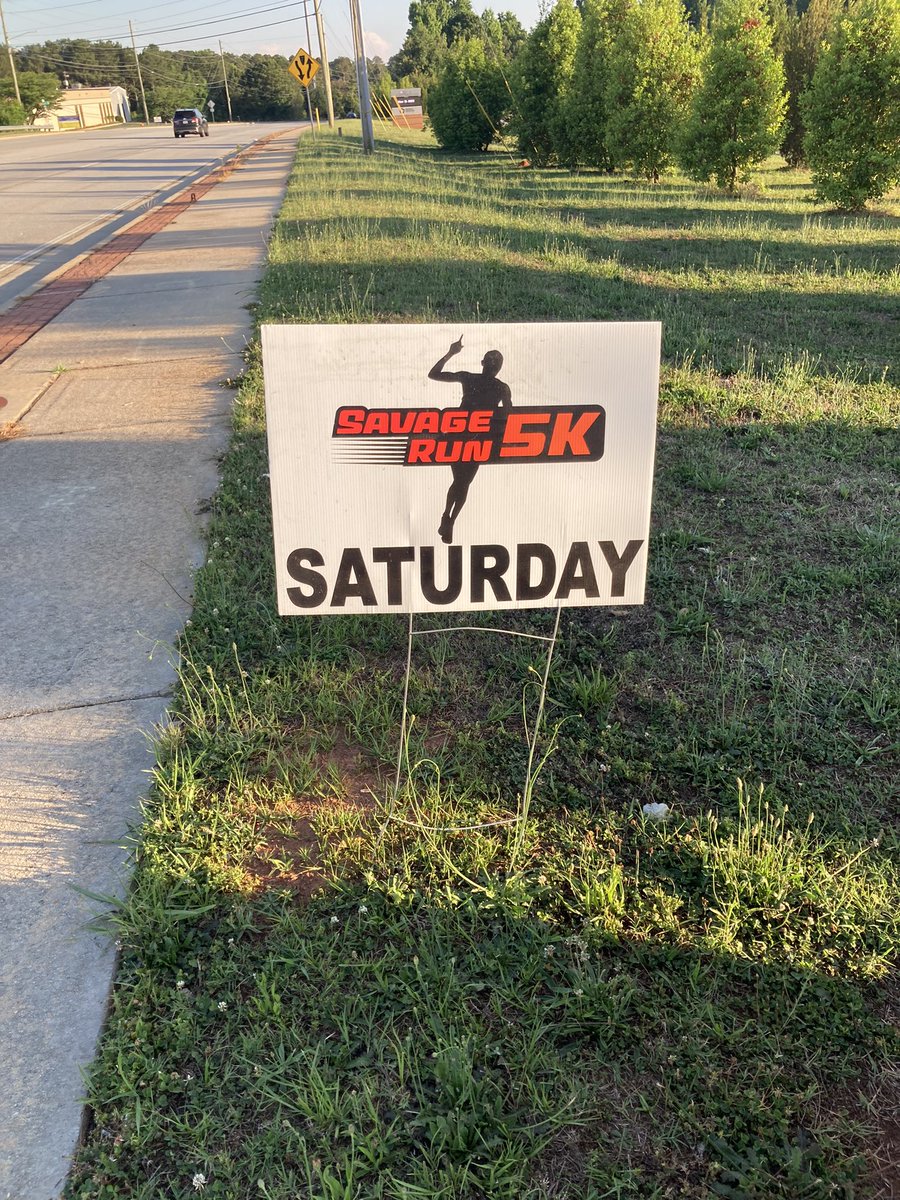 SavageRun5k's tweet photo. Saturday June 4 virtual and in person. Peach tree road race qualifier https://t.co/fScJAaQJm5 https://t.co/U60cx9QPm3