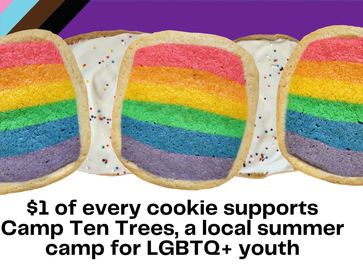 marinationsea's tweet photo. Starting tomorrow!! Yuzu infused white chocolate coated rainbow cookies at all locations ๐ณ๏ธโโง๏ธ๐ณ๏ธโ๐ #seattlepride #seattlepridefest https://t.co/OL5kfbI9C8