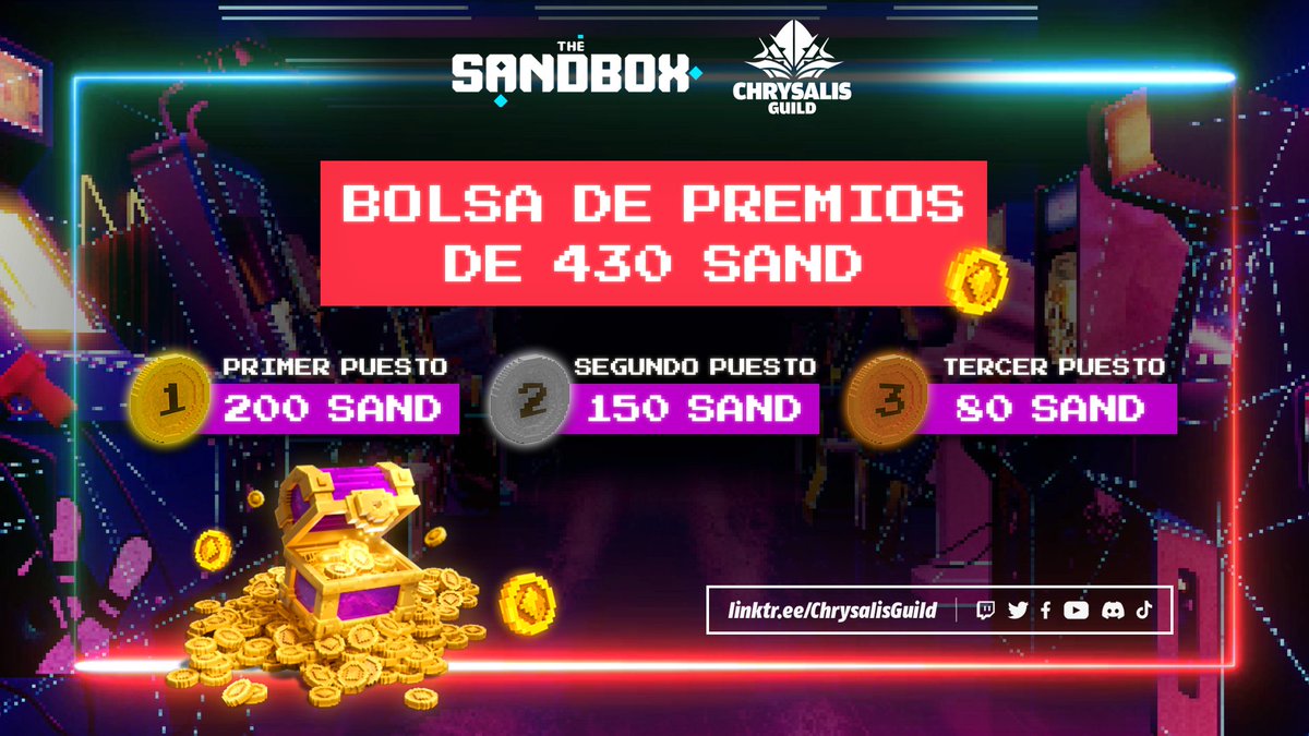 ChrysalisGuild's tweet photo. 🕹️CONCURSO #CHRYSALISARCADE 🕹️
¡Demuestra tu conocimiento en #VoxelArt y #VoxEdit !
En pocos días se acaba el plazo para participar por #SAND !
⬇️
https://t.co/Jfvf9i2Z86
@TheSandboxES #VoxEditWeekly https://t.co/hrk6N6Alj4