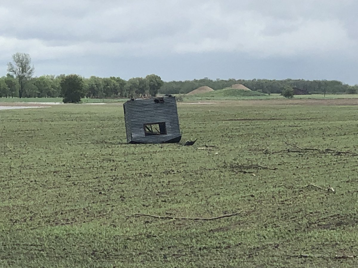 Photos of Forada, Minnesota, a day after the tornado.