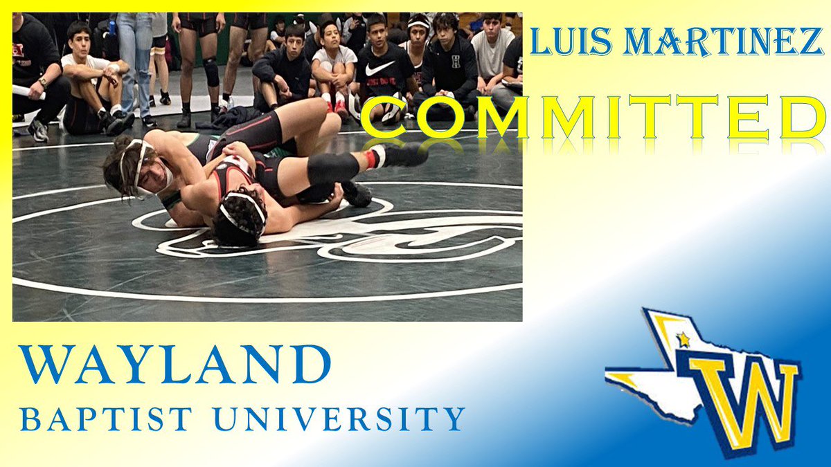 WrestlingrRams's tweet photo. Congratulations to Luis Martinez for signing his Letter of Intent to continue his academic and athletic career at @WBUWr !!! Proud of you kid🤼👍🏽💪🏽 @MontwoodHS @915Wrestling @WrestlingTexas @Fchavezeptimes https://t.co/4nOWnCGB8d