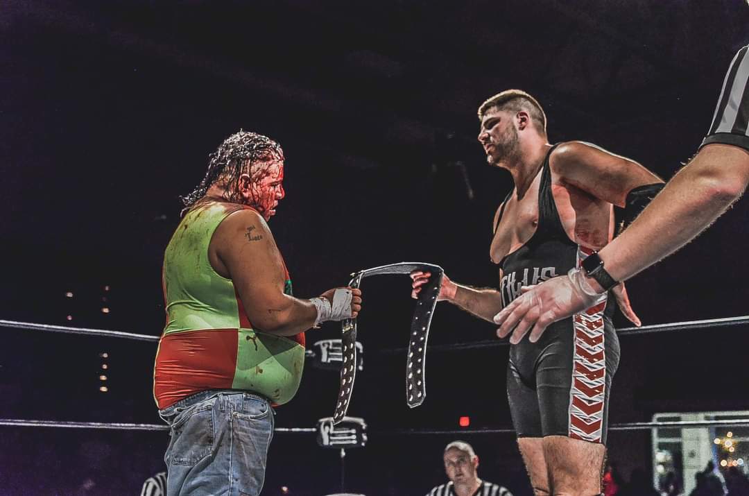 Clint Dye - @TagTeamPhotographyDYE on Facebook (@cdye56) on Twitter photo <a href="/CEWlive/">Central Empire Wrestling</a> Bridge City Slam IV is this Saturday.
With that in mind, 2 years ago in the main event of BCS II <a href="/D_Peppercricket/">Donnie Peppercricket</a> defeated <a href="/NautilusGnB/">Shawn Nautilus/Gator</a> to become CEW Champion.
Nautilus announced his retirement after the match.
Still one of my favorite CEW matches. <a href="/CEWlive/">Central Empire Wrestling</a> Bridge City Slam IV is this Saturday.
With that in mind, 2 years ago in the main event of BCS II <a href="/D_Peppercricket/">Donnie Peppercricket</a> defeated <a href="/NautilusGnB/">Shawn Nautilus/Gator</a> to become CEW Champion.
Nautilus announced his retirement after the match.
Still one of my favorite CEW matches.