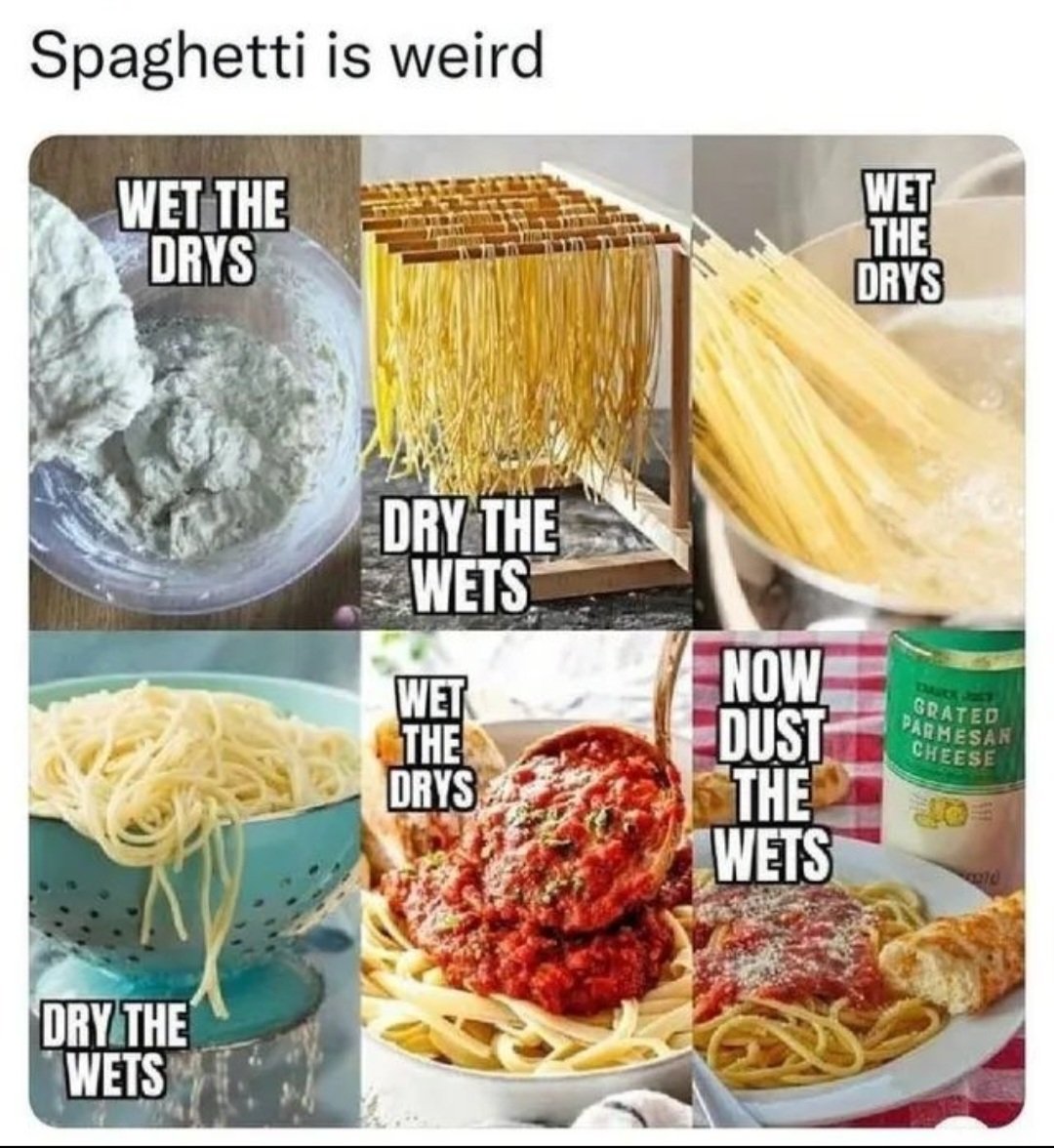 Loganocity730's tweet photo. Woah...  #Spaghetti #TheWets #TheDrys https://t.co/va7ZF9Mvwk