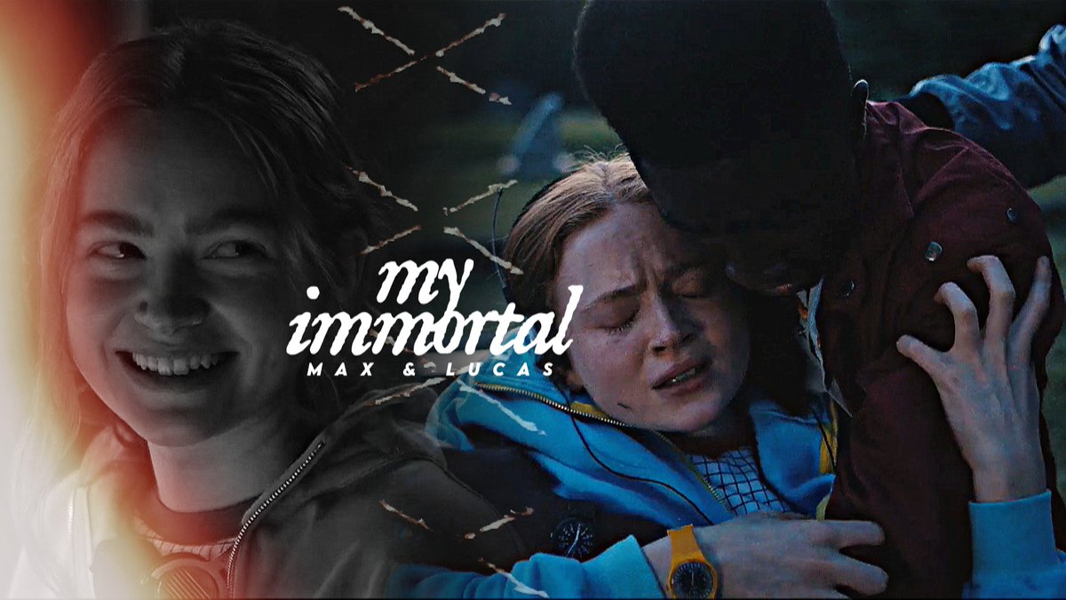 anasproduction2's tweet photo. Max &amp; Lucas | My Immortal [ +S4 Stranger Things].

#StrangerThings4  #strangerthingsseason4  #MaxAndLucas #Max #Lucas #SadieSink #CalebMcLaughlin

« I'm right here »

New video! ↓
» https://t.co/5MWixMJvvb https://t.co/R3zXF6nLhg