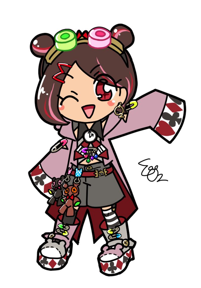 架空ぶいちゅーばー志熊ルニくんの絵だーーーっっっっっっ!!!!!!!!!!!!🧸🧸🧸👊👊👊🔥🔥🔥 