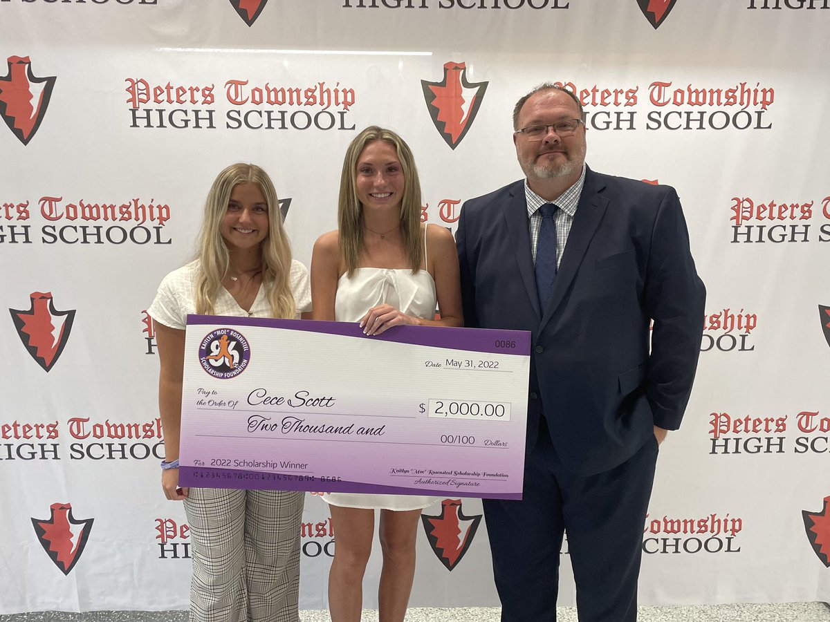MoeRosensteel's tweet photo. Congratulations to our 2022 Kaitlyn “Moe”Scholarship Award Winner @CeCeScott5 from Peters Twp. #moe86 @DuqWSoccer @PTHSSoccer @maddygenicola https://t.co/CZEXzWn1PR