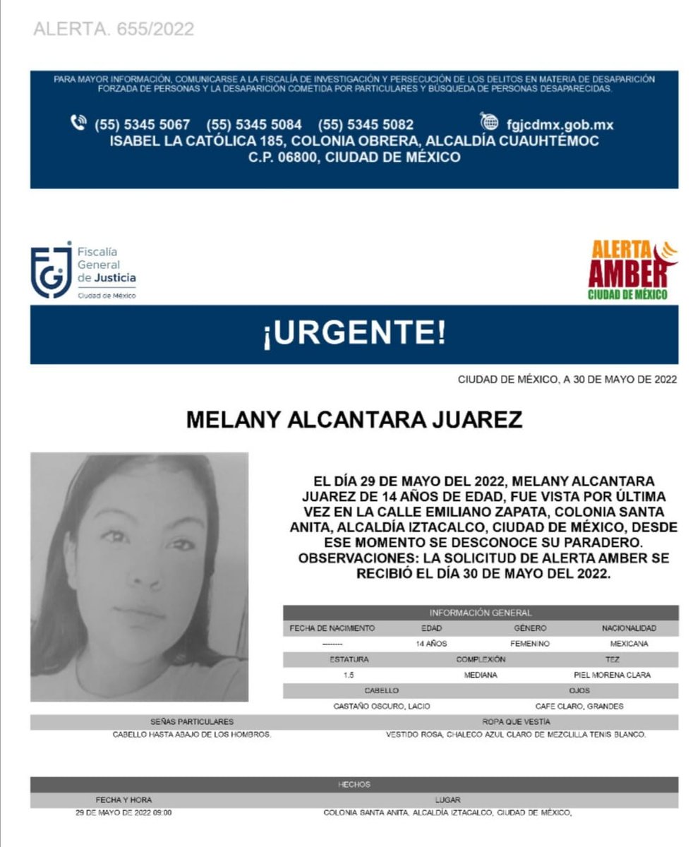 elgmx's tweet photo. 🚨 SE BUSCA 🚨 Persona desaparecida, ¡ayúdanos a localizarla! https://t.co/Q9HBam7ZqR