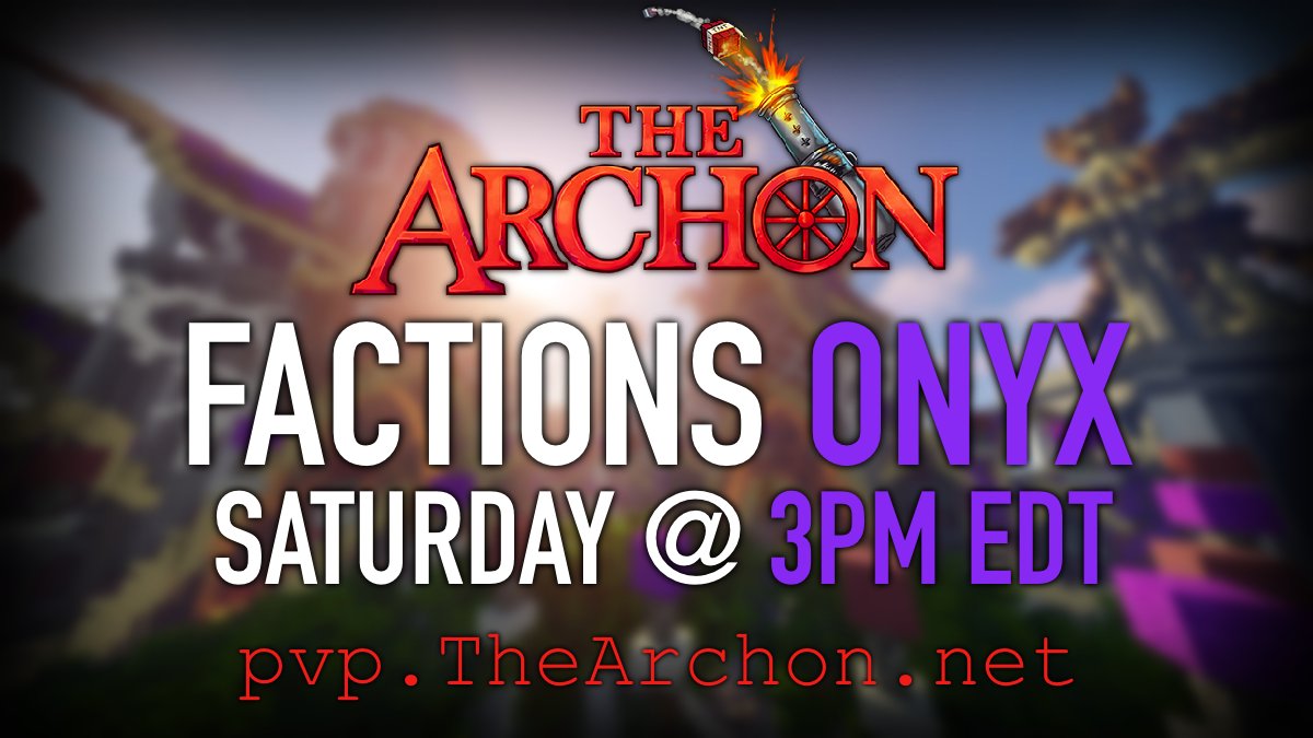 TheArchon's tweet photo. 🤩The newest season of Factions ONYX begins soon!

🕒The upcoming reset starts this Saturday at 3PM EDT! 

‼️ Follow &amp; Retweet for a chance to win a Legendary Dungeon Key!

🔗https://t.co/BLrJneS9EZ 
🔗https://t.co/iQAjtOlU6o
🔗https://t.co/FcVIuD5FFm https://t.co/Jh5TQJCqZC