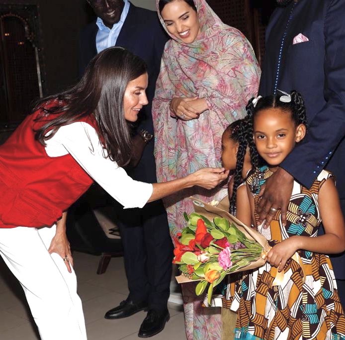 esmkne's tweet image. Rencontre avec la reine Letizia d’Espagne 🇪🇸