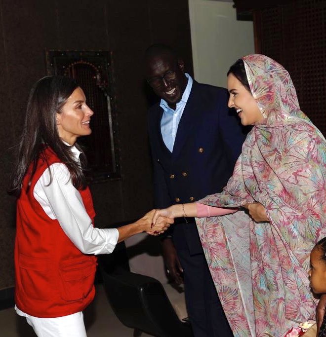 esmkne's tweet image. Rencontre avec la reine Letizia d’Espagne 🇪🇸