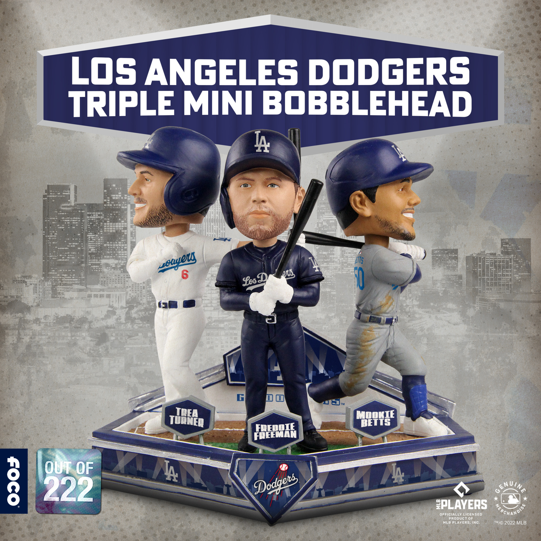 Dodger Blue on X: Don't miss out on this special edition #Dodgers  bobblehead of Mookie Betts, Freddie Freeman and Trea Turner!    / X