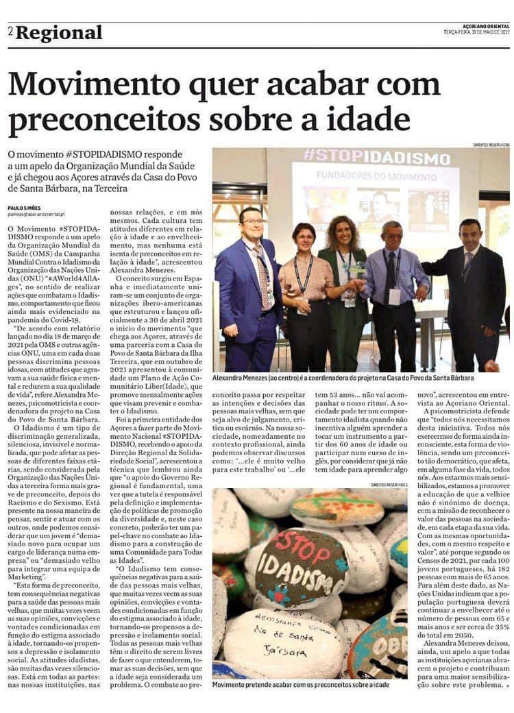 stopidadismo's tweet photo. @cpsb.it @stopidadismo #stopidadismo #idadismo #antiidadismo  Casa do Povo de Santa Bárbara da Ilha Terceira https://t.co/DjbADSWvrz