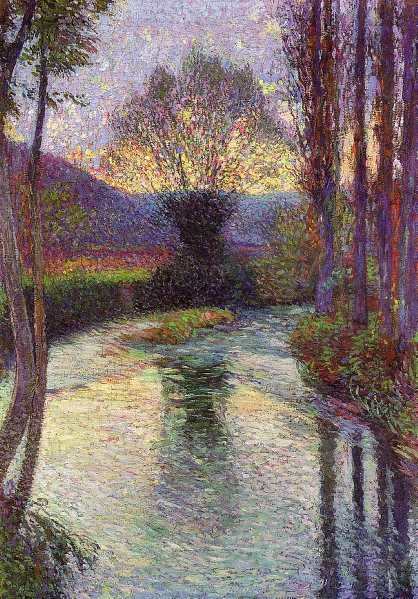 Reflected Willow on the Green, 1915 #henrimartin #impressionism wikiart.org/en/henri-marti…