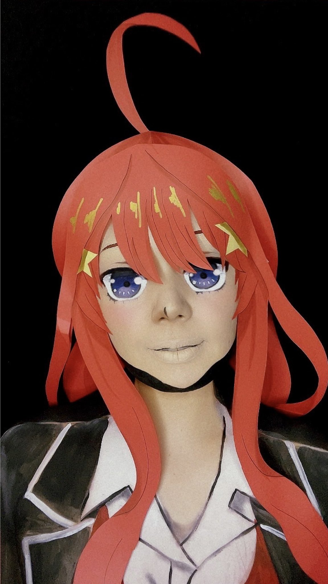アニメイクアーティストyui おはようございます やー別垢はなかなか動画消されがちで 困っちゃう それはさておき 五等分の花嫁から 中野五月ちゃんを再現しましたヨォー 女の子キャラって個人的に骨格が合わなくて苦戦します アニメイク メイク