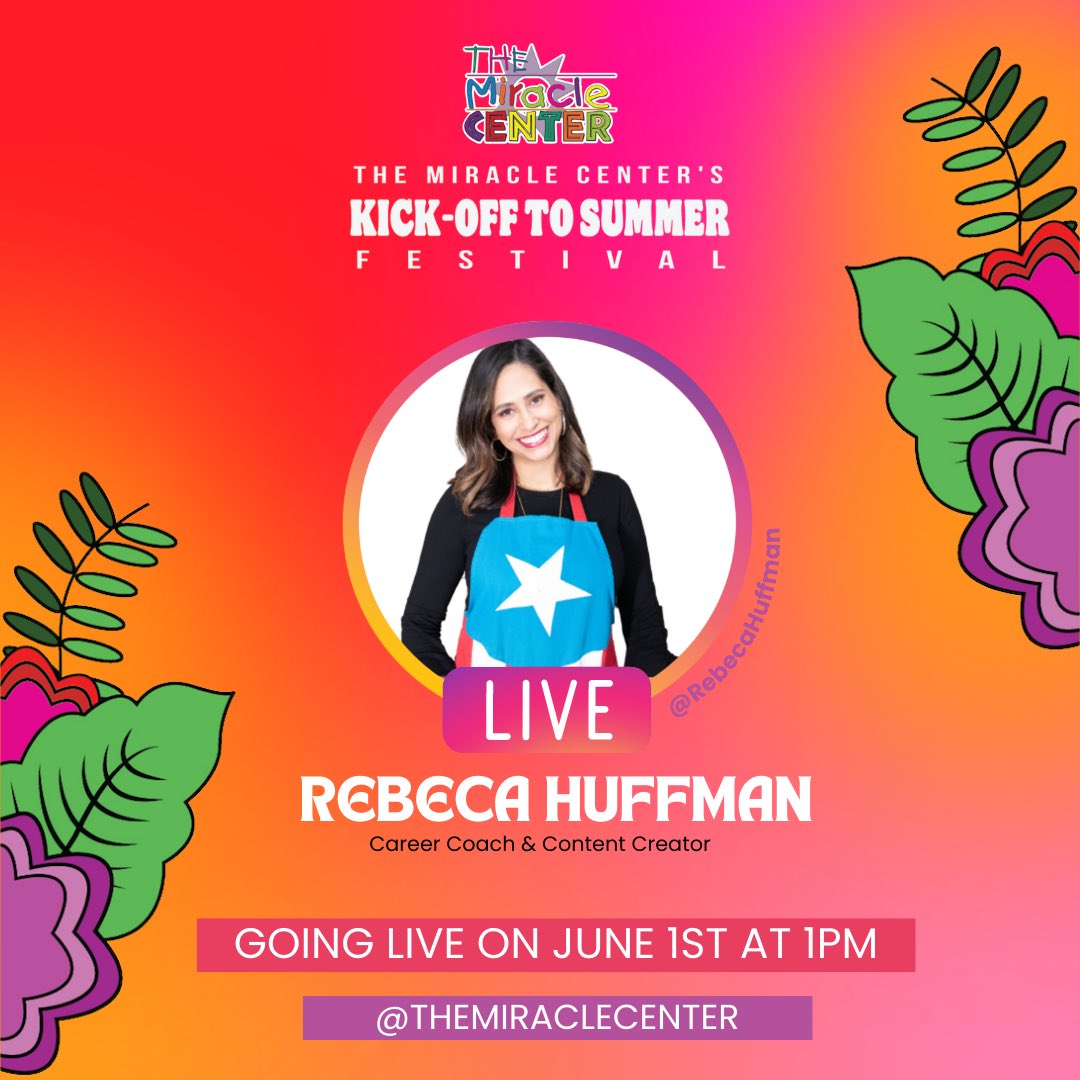 The Miracle Center (@tmc_chicago) on Twitter photo ๐บ ๐ง๐ ๐ ๐๐๐ฃ๐ฃ๐๐ก๐๐ก๐๐ฆ ๐บ-- Letโs go!!!
Tune in TOMORROW, 6/1 and join our ๐๐ ๐๐๐ฉ๐ with Content Creator and #TMC Alum ๐คฉ, Rebeca Huffman for a meet and greet as well as all things โTMCFest2022 & COMMUNITY!
Set your๐ฑalarms, familia! Follow us @themiraclecenter ๐บ ๐ง๐ ๐ ๐๐๐ฃ๐ฃ๐๐ก๐๐ก๐๐ฆ ๐บ-- Letโs go!!!
Tune in TOMORROW, 6/1 and join our ๐๐ ๐๐๐ฉ๐ with Content Creator and #TMC Alum ๐คฉ, Rebeca Huffman for a meet and greet as well as all things โTMCFest2022 & COMMUNITY!
Set your๐ฑalarms, familia! Follow us @themiraclecenter