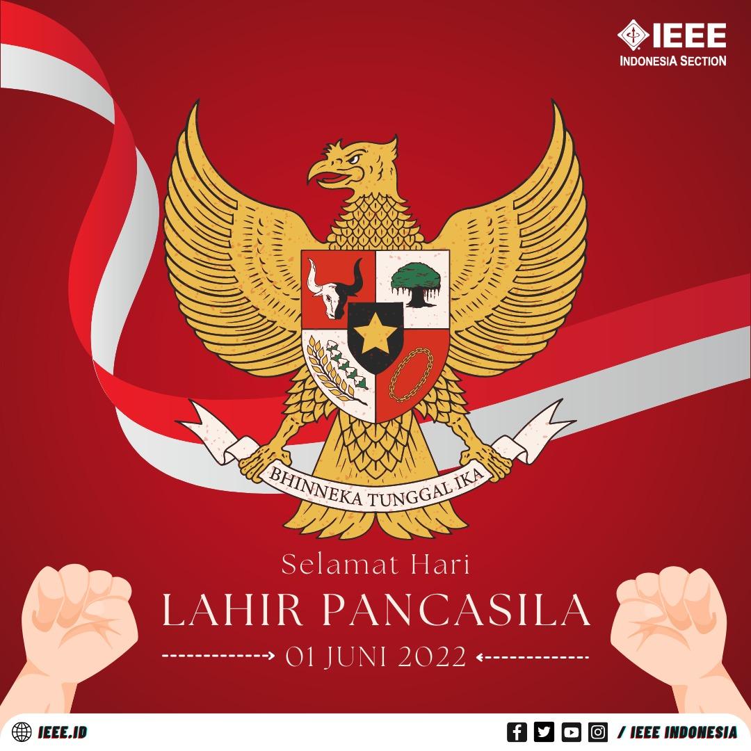 Selamat Hari Kelahiran Pancasila 1 Juni 2022. Refleksikan nilai luhur Pancasila dalam kehidupan untuk Indonesia yang lebih baik.