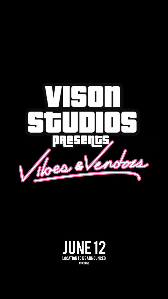 visonstudios's tweet photo. June 12 all vendors DM me ⚡️⚡️ https://t.co/WGy2HyAK7S