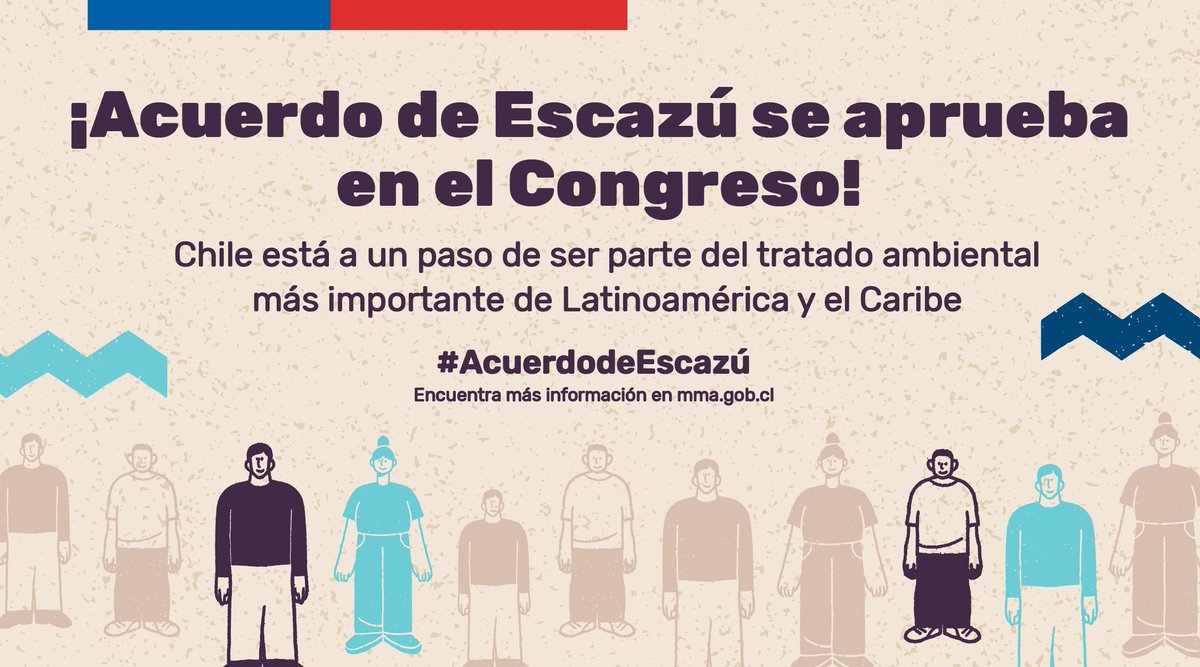 🟢HISTÓRICO: ¡Congreso aprueba adhesión de Chile al Acuerdo de Escazú 👏! Como Gobierno Ecológico queremos avanzar en un nuevo modelo de desarrollo, donde la vida de las personas y la naturaleza esté en el centro de las decisiones 🌳@maisa_rojas <a href="/max_proano/">Maximiliano Proaño Ugalde</a>  <a href="/GobiernodeChile/">Gobierno de Chile</a>