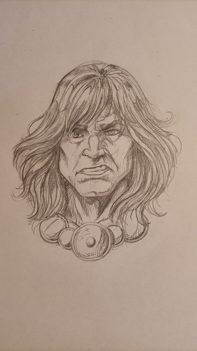 CarlosLpezG's tweet photo. Dibujo rapido de Conan en bárbaro
#CONAN  #art #comic #ilustracion #accion #entretenimiento https://t.co/gfCCBtmTKg