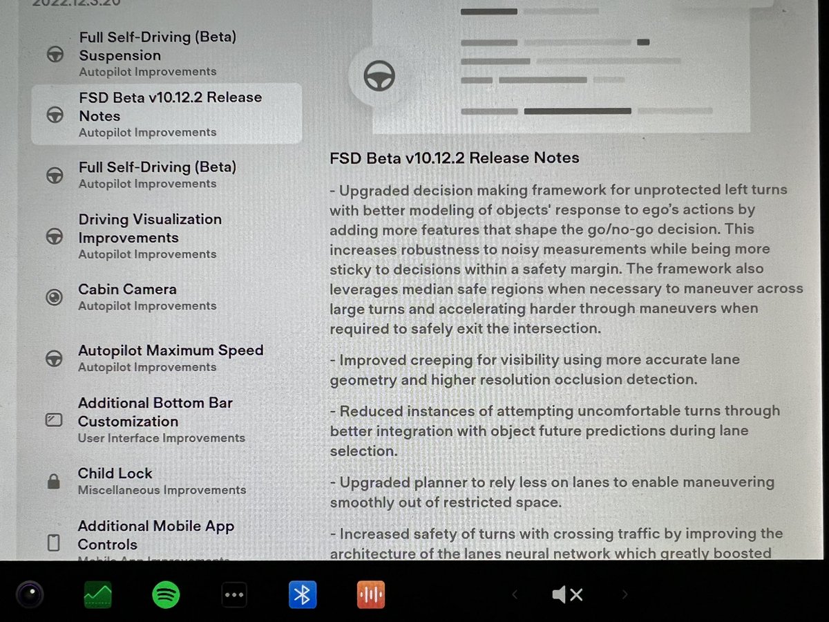 MarcHoag's tweet photo. Welp. Here we go again. Breath not being held. #Tesla #FSDbeta https://t.co/SvDCk2XpsW