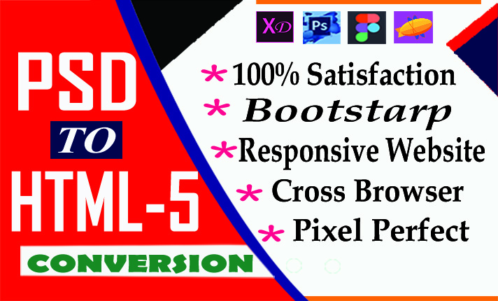 azizmohammad48's tweet photo. Check out my Gig on Fiverr: I will convert psd or xd to HTML responsive with using bootstrap4 https://t.co/L62ceIeYBx https://t.co/xiy1da1aVU