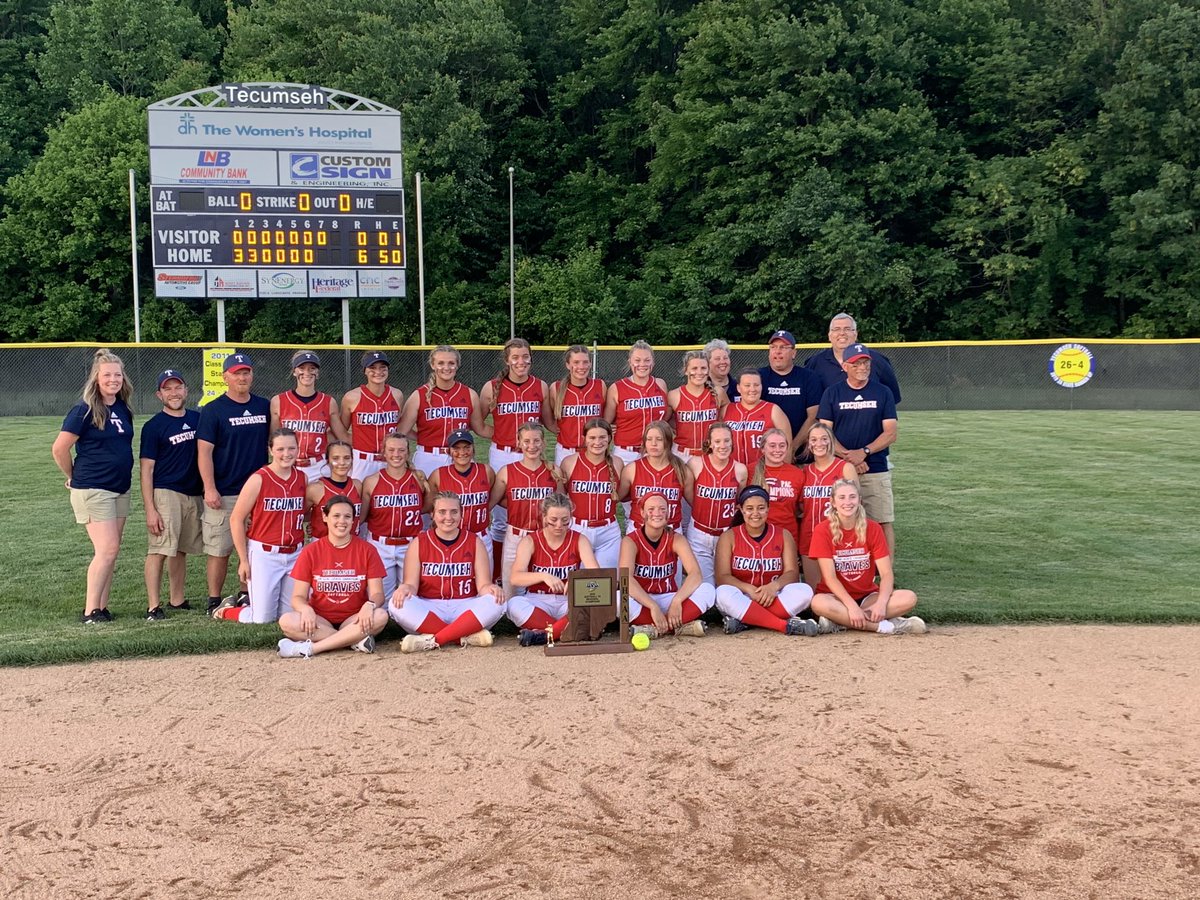 thsbraves's tweet photo. Your Tecumseh Lady Braves are Regional Champions! https://t.co/BTzvpwjUoS