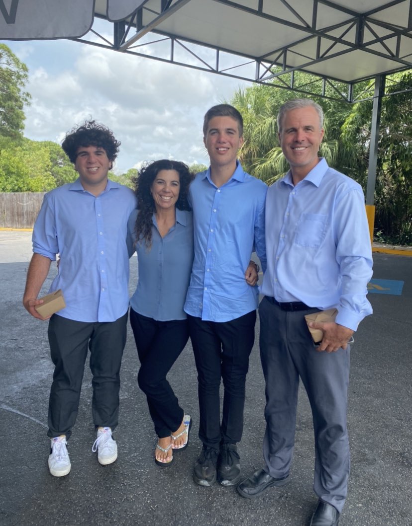 StaffingSAS_etc's tweet photo. Brett Middle School graduation 👩‍🎓. He was one of only 5 kids to receive the distinction of straight A’s throughout his entire middle school career. #proudmom https://t.co/zQAI7ulbtS