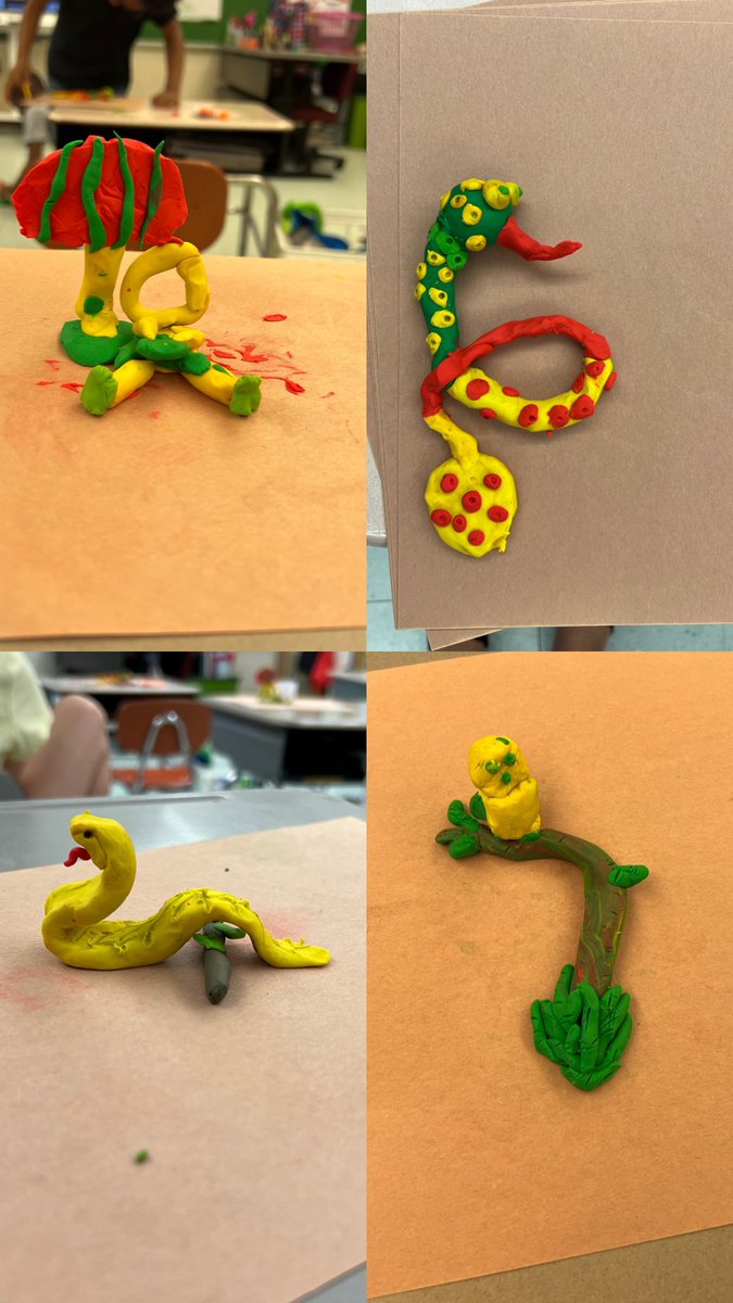 MsRichard19's tweet photo. Can you spot the hidden numbers in these clay masterpieces?! #chdreambuilders https://t.co/QKR1soQVdW