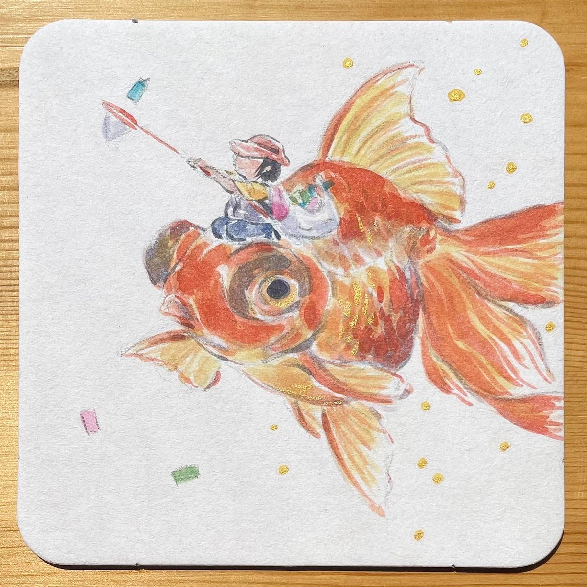 MartinHsu's tweet photo. โCan Collectorsโ to wrap up #AAPIHM2022 ๐ง๐ป๐งก In a dream where tiny Asian aunties collect and recycle to make a little extra grocery moneyโฆ with auspicious goldfish as their trusted steeds #AAPIHM #ChinatownGods
#aapiheritagemonth #goldfish #painting https://t.co/zTAzJWfcuF