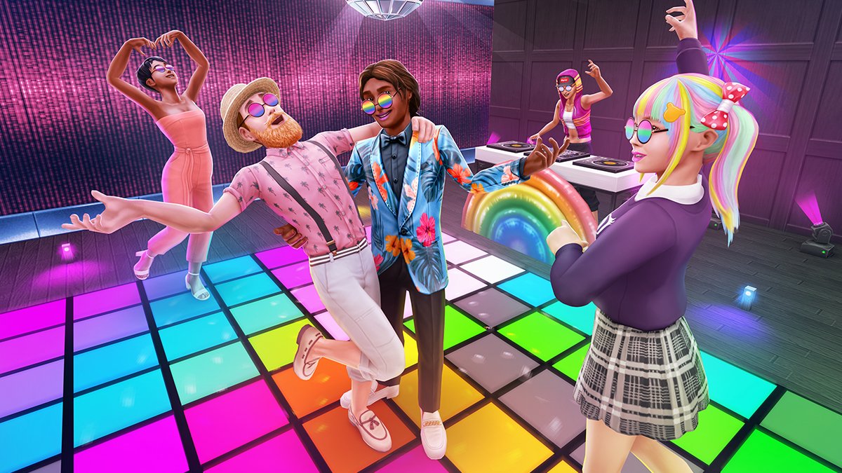 To show our support for our LGBTQIA+ Simmer community, we've put together a free ‘Pride Party’ pack for everyone to enjoy! Throw a party and bust a move with rainbow DJ decks and sunglasses that come in 19 pride flag varieties for Teen, Adult and Senior Sims.🏳️‍🌈 #pride22