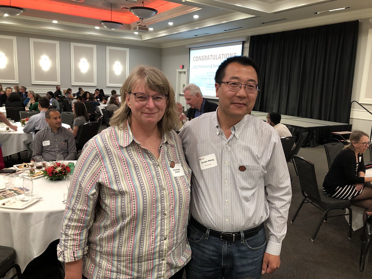 GuojieWang's tweet photo. This post is about myself: brag a little bit, I am tenured and promoted! Thanks to my family, supervisors, and students. https://t.co/O3iY4hv4JY