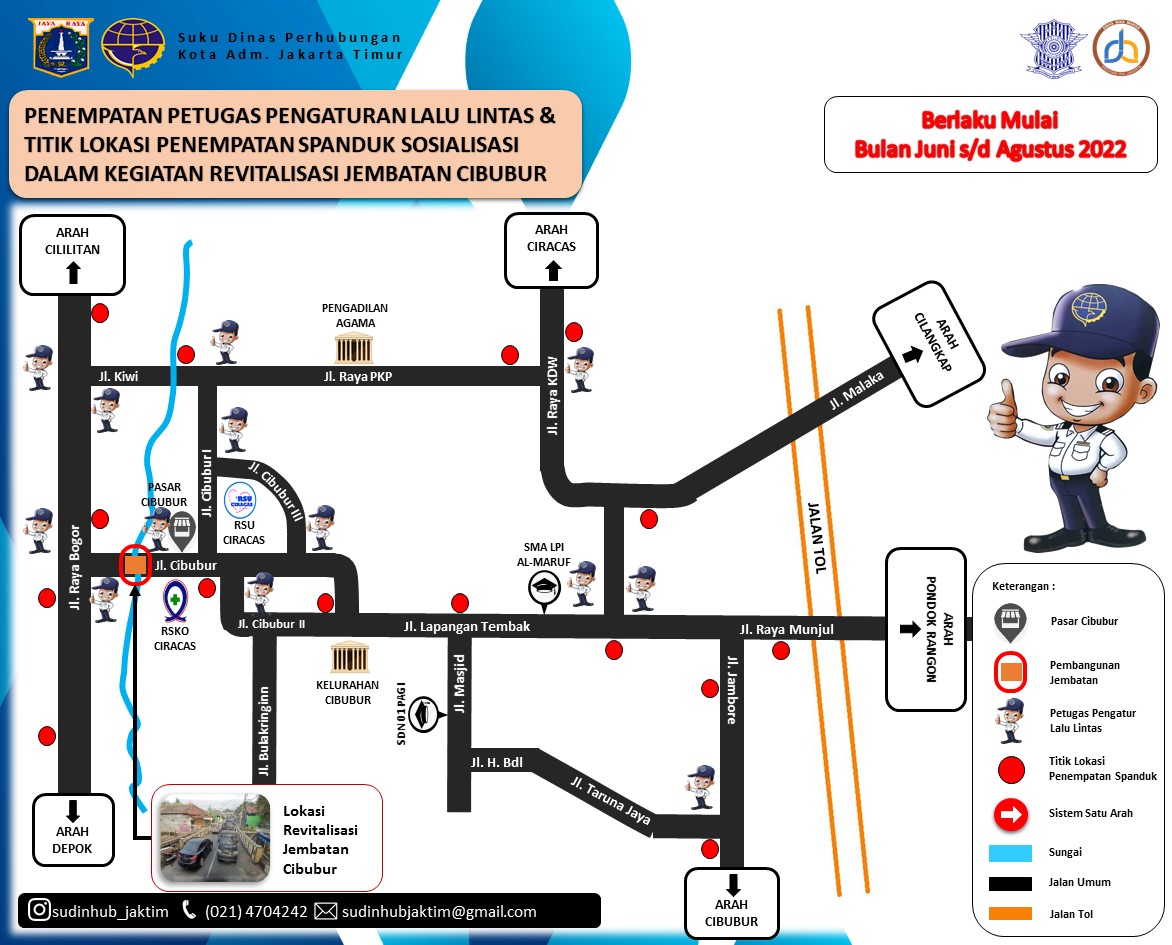 SonoraFM92's tweet photo. 07.26 Rekayasa Lalu Lintas Revitalisasi Pembangunan Jembatan Cibubur berlaku mulai Bulan Juni s/d Agustus 2022. https://t.co/tfvM4RSeky
@TMCPoldaMetro