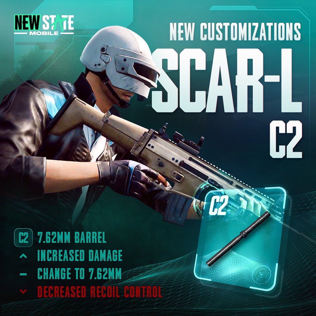 NEWSTATEMOBILE's tweet image. Try out the SCAR-L and M24 in different flavors!
On the search for your new favorite customization 🔎

#NEWSTATEMOBILE #GUNCUSTOMIZATION