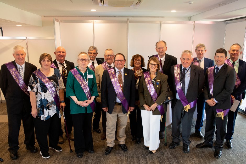 RAS_NSW's tweet photo. Among the thousands of awards presented at the @eastershow, the Champions of the RAS Award is one that looks beyond competition, recognising and celebrating those who have exhibited an outstanding dedication to the agriculture industry. #RASNSW #RAS200 https://t.co/dFgcWAddW3