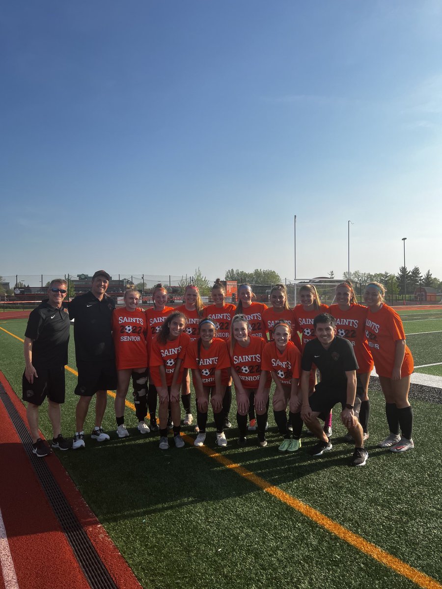 Could not have asked for a better group of Seniors. Thank you girls! ⚽️⚜️