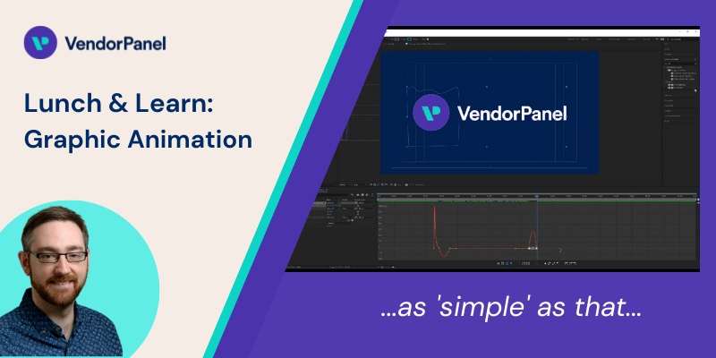 VendorPanel's tweet image. For our latest company Lunch &amp;amp; Learn, our creative genius, Tristan, took us through how he creates animations. It was a fascinating behind-the-scenes look at what goes into making these videos. Thank you, Tristan!