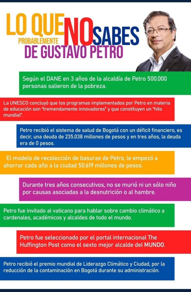 EnLasRedes3's tweet photo. Sabías esto de Petro? https://t.co/E2bIDv2i71