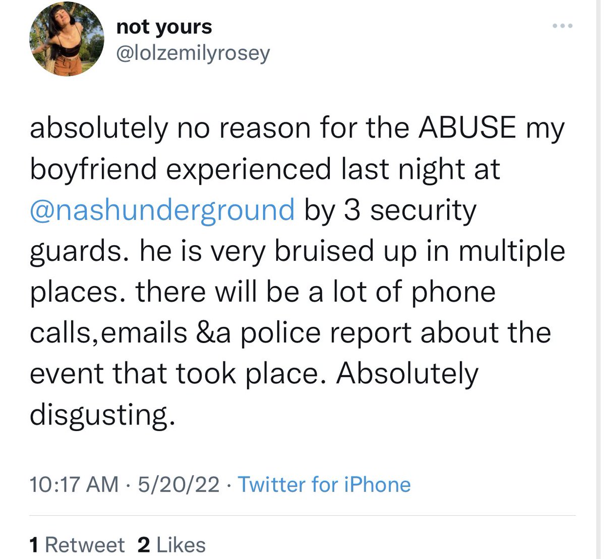 The Tennessee Holler (@thetnholler) on Twitter photo NASHVILLE: Within 10 days of one another <a href="/Peritorus_Rex/">Chris Peritore-Galve, PhD</a> and <a href="/queerdogdaddy/">underdiscretion</a> allege similar tales of bouncer abuse by <a href="/nashunderground/">NashvilleUnderground</a> security. NASHVILLE: Within 10 days of one another <a href="/Peritorus_Rex/">Chris Peritore-Galve, PhD</a> and <a href="/queerdogdaddy/">underdiscretion</a> allege similar tales of bouncer abuse by <a href="/nashunderground/">NashvilleUnderground</a> security.