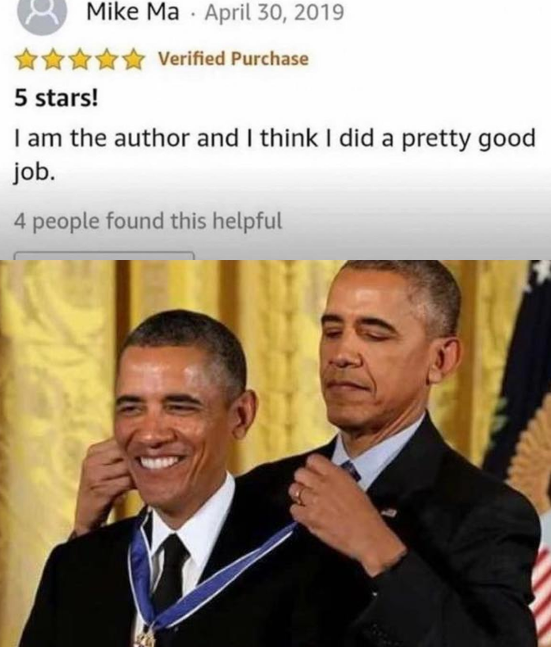 At least he's proud of his own work!

#memes #lol #selflove