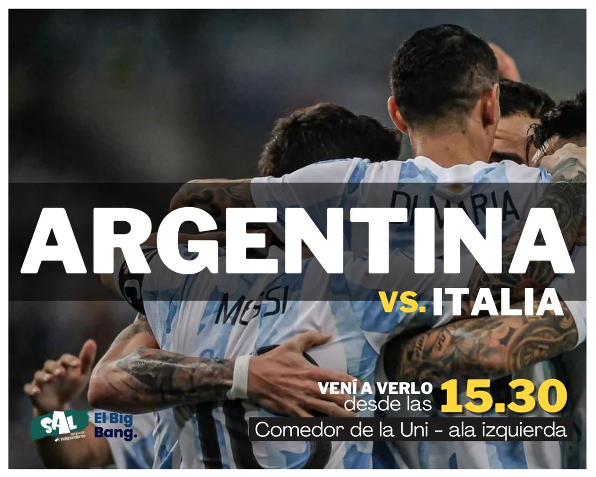 salhumanasunrc's tweet photo. Te esperamos en el comedor! 

VAMOS ARGENTINA! https://t.co/dob2Kz2PtQ