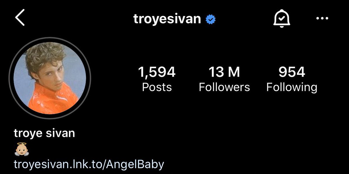 UpdatedTS's tweet photo. Troye has officially hit 13 MILLION followers on Instagram! ❤️ https://t.co/BKs7xcuOEg