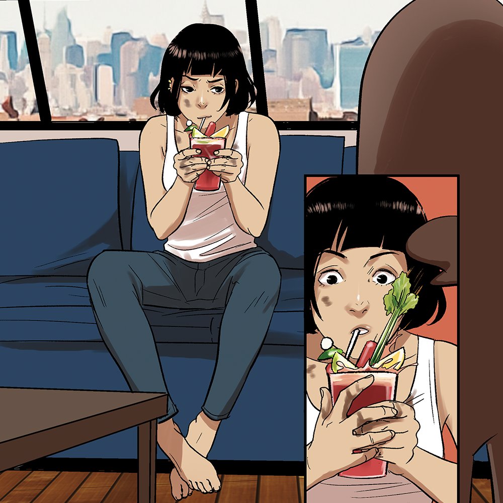 AWA_Studios's tweet photo. Bloody marys and revenge? Now it’s a party. Read #EMMETT #1 for free on @GlobalComix. Available in 6 languages from @igrody, Justin Fair & @superliyishan with covers by @alterlier3 & @Bartlettstudio.
https://t.co/QO7JLAb5xq
#lesserevils #Brooklyn https://t.co/FKDSpA8569