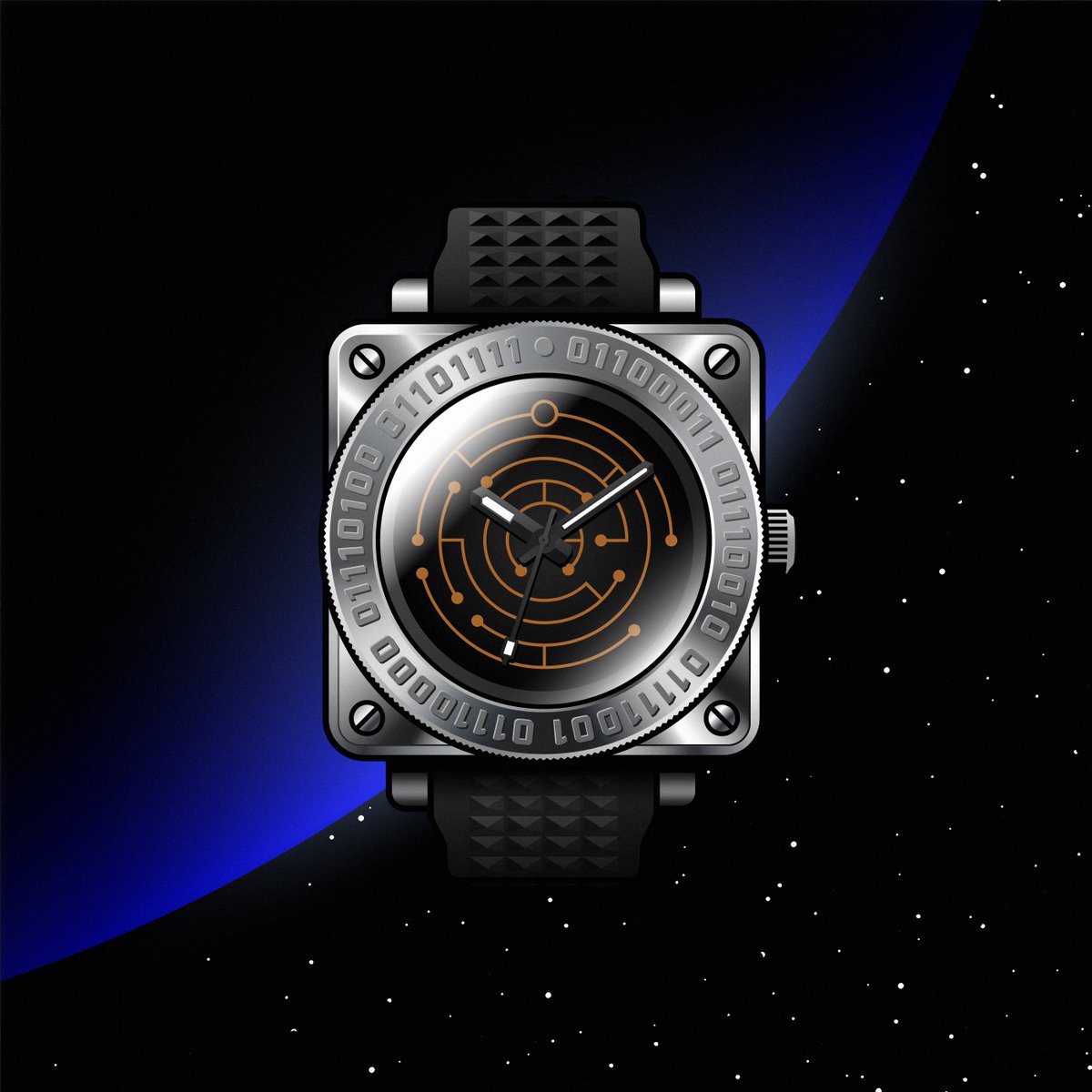 SIMHXRVEY's tweet photo. Finally revealed my @cryptodials yesterday and pretty happy with what I got! This is really the future https://t.co/AOMgLcNLR6