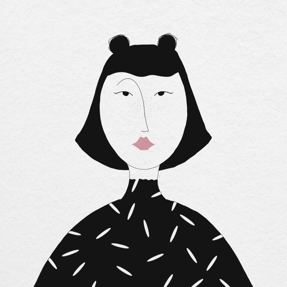 The vibes are unreal at the moment over at @TheGirl_NFT 💫✨check this beauty out, she’s a super rare monochrome girl (only 7 in the collection!!) each super rare has different coloured lips that match our collection 🖤🤍 #NFTart #NFTartist