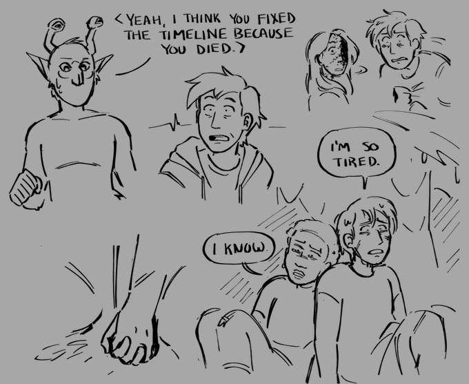 ( spoilers for animorphs 11 i guess!! 
also warning for bugs / ants on the face )

he needs a break so badly 